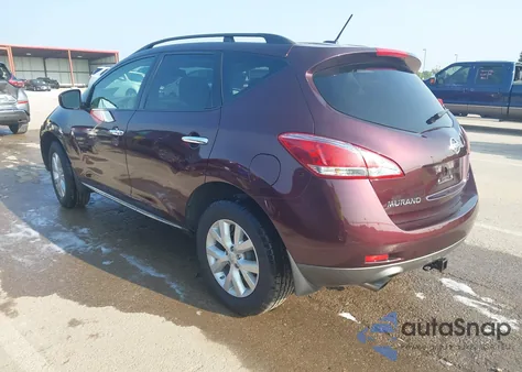 2014 Nissan Murano Sl z USA, uszkodzony, nr VIN JN8AZ1MW7EW534104